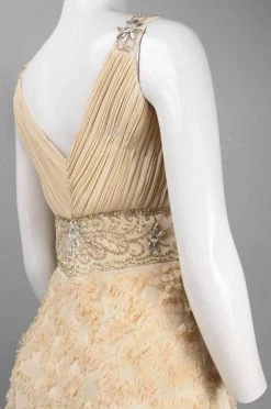 Cocktail Dresses Sue Wong - Embellished V-Neck Column Dress N4172