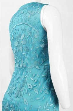 Cocktail Dresses Sue Wong - Floral Embroidered Bateau Neck Dress N5215 7 Cocktail Dresses Sue Wong - Floral Embroidered Bateau Neck Dress N5215