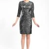 Sue Wong - Jewel Neck Sheath Dress N5551 Cocktail Dresses