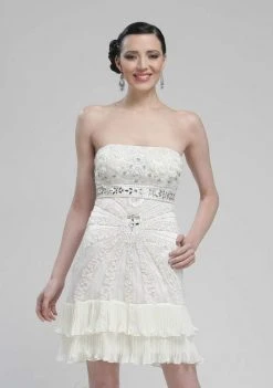 Sue Wong - N2321 Embellished Strapless Cocktail Dress