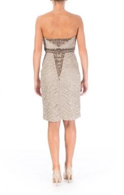 Cocktail Dresses Sue Wong - N2424 Embellished Floral Lace Sheath Dress 6 Cocktail Dresses Sue Wong - N2424 Embellished Floral Lace Sheath Dress