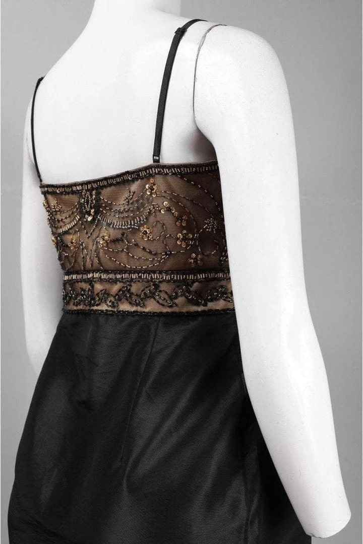 Sue Wong - N3434 Sleeveless Embellished Bodice Empire Taffeta Dress 5 Sue Wong - N3434 Sleeveless Embellished Bodice Empire Taffeta Dress