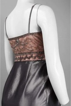 Sue Wong - N3434 Sleeveless Embellished Bodice Empire Taffeta Dress 13 Sue Wong - N3434 Sleeveless Embellished Bodice Empire Taffeta Dress