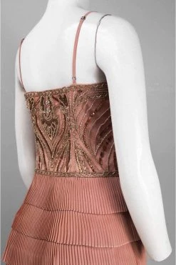 Sue Wong - N4100 Sleeveless Tiered Ruffle Cocktail Dress Cocktail Dresses