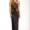 Formal Gowns Sue Wong - N4202 Beaded Satin Halter Evening Gown 2 Formal Gowns Sue Wong - N4202 Beaded Satin Halter Evening Gown