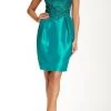 Cocktail Dresses Sue Wong - N4447 Embroidered V-Neck Column Dress