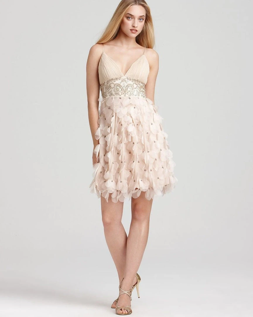 Sue Wong - N9111 Sleeveless Cascading Petal Organza Dress 3 Sue Wong - N9111 Sleeveless Cascading Petal Organza Dress