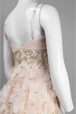 Sue Wong - N9111 Sleeveless Cascading Petal Organza Dress