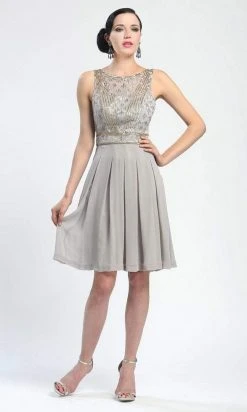Sue Wong - Ornate V-Cut Back Dress N4216 Homecoming Dresses