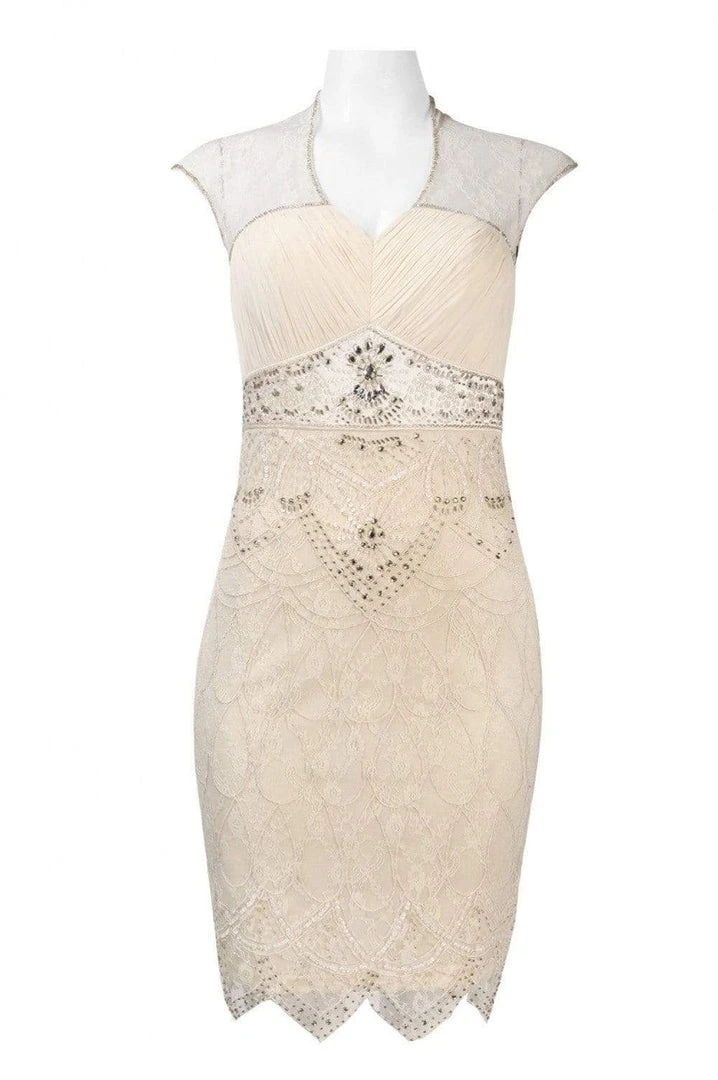 Cocktail Dresses Sue Wong Pleated Chiffon Bodice Dress Cocktail Dress - 1 Pc Ivory In Size 4 Available 7 Cocktail Dresses Sue Wong Pleated Chiffon Bodice Dress Cocktail Dress - 1 Pc Ivory In Size 4 Available