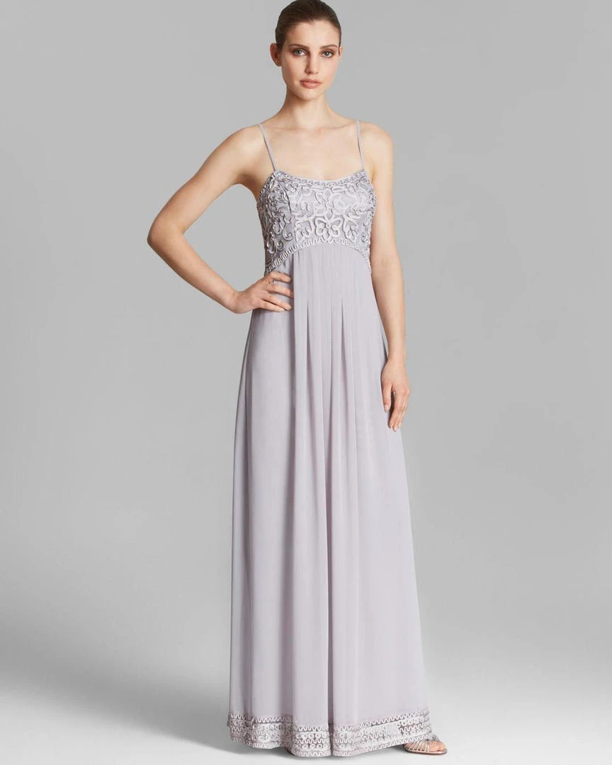 Sue Wong - Ribbon Chiffon A-Line Dress C4237 Formal Gowns 3 Sue Wong - Ribbon Chiffon A-Line Dress C4237 Formal Gowns
