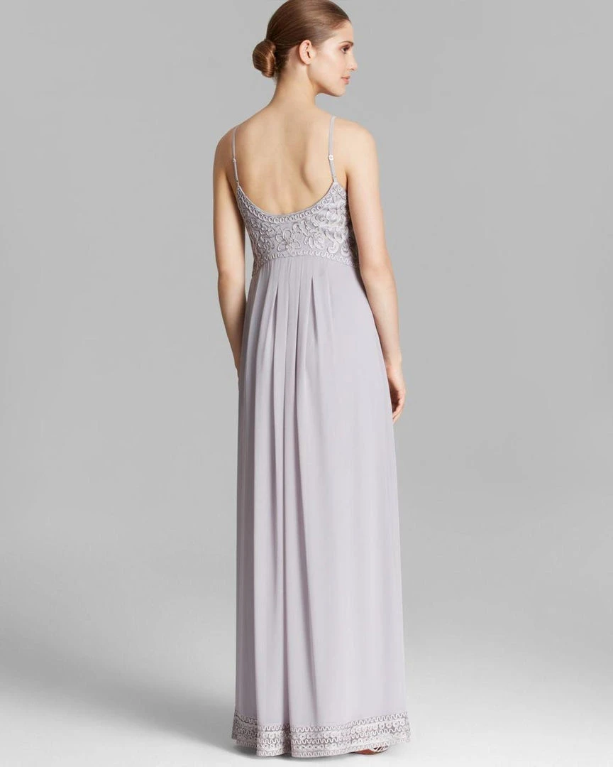 Sue Wong - Ribbon Chiffon A-Line Dress C4237 Formal Gowns 4 Sue Wong - Ribbon Chiffon A-Line Dress C4237 Formal Gowns