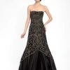 Formal Gowns Sue Wong - Sweetheart Flutter Trumpet Gown N5360 - 1 Pc Champagne In Size 4 Available