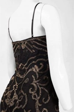 Formal Gowns Sue Wong - Sweetheart Flutter Trumpet Gown N5360 - 1 Pc Champagne In Size 4 Available