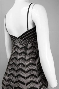 Cocktail Dresses Sue Wong - Zigzag Cocktail Dress N3360