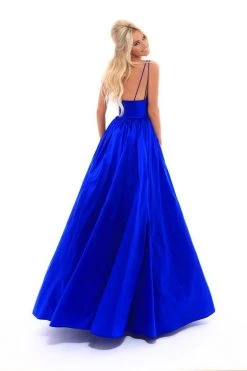 Tarik Ediz - 50283 Sleeveless Deep V-neck Ballgown