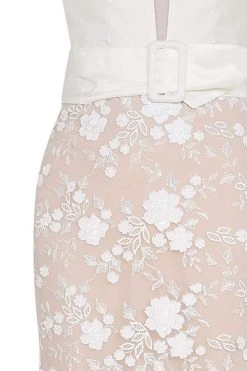 Tarik Ediz - 50427 Lace Deep V-neck Mermaid Dress Formal Gowns