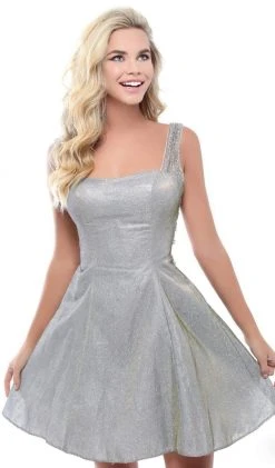 Tarik Ediz - 50440 Crystal Beaded A-line Cocktail Dress Cocktail Dresses 9 Tarik Ediz - 50440 Crystal Beaded A-line Cocktail Dress Cocktail Dresses