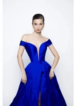 Formal Gowns Tarik Ediz - 50462 Taffeta Fabric Sweetheart Neck Ball Gown 7 Formal Gowns Tarik Ediz - 50462 Taffeta Fabric Sweetheart Neck Ball Gown