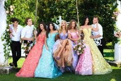 Formal Gowns Tarik Ediz - 50500 Floral Lace Appliqued A-Line Prom Gown 17 Formal Gowns Tarik Ediz - 50500 Floral Lace Appliqued A-Line Prom Gown