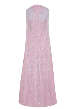 Formal Gowns Tarik Ediz - 50617 Strapless Corset Bodice Chiffon Gown 31 Formal Gowns Tarik Ediz - 50617 Strapless Corset Bodice Chiffon Gown