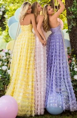 Tarik Ediz - 50644 Embellished Mermaid Gown With Detachable Overskirt