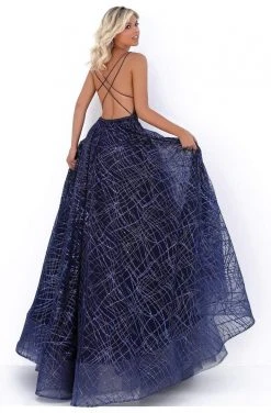 Formal Gowns Tarik Ediz - 50680 Embellished Bateau A-line Gown