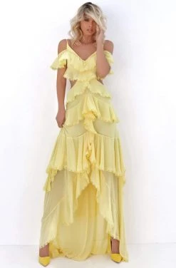 Tarik Ediz - 50682 V-neck Layered Sheath Dress Formal Gowns