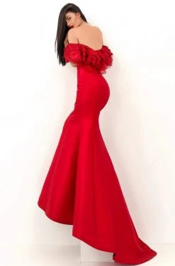 Tarik Ediz - 50693 Embellished Off-Shoulder Mermaid Dress