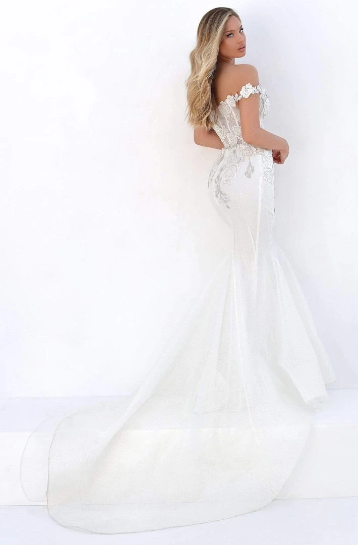 Formal Gowns Tarik Ediz - 50702 Floral Appliqued Corset Mermaid Gown 4 Formal Gowns Tarik Ediz - 50702 Floral Appliqued Corset Mermaid Gown