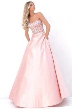 Tarik Ediz - 50713 Embellished Sweetheart A-line Gown Formal Gowns