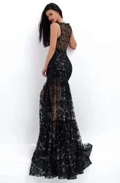 Formal Gowns Tarik Ediz - 50751 Embellished Scoop Trumpet Dress