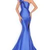 Formal Gowns Tarik Ediz - 50774 Ruffled One Shoulder Mermaid Dress