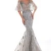 Formal Gowns Tarik Ediz - 93660 Floral Applique Mermaid Dress With Train 2 Formal Gowns Tarik Ediz - 93660 Floral Applique Mermaid Dress With Train