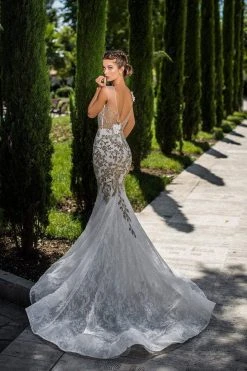 Tarik Ediz - 93661 Floral Embroidered Illusion Bateau Mermaid Dress Formal Gowns 19 Tarik Ediz - 93661 Floral Embroidered Illusion Bateau Mermaid Dress Formal Gowns