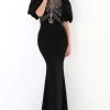 Tarik Ediz - 93874 Embellished Sheath Evening Gown Formal Gowns