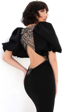 Tarik Ediz - 93874 Embellished Sheath Evening Gown Formal Gowns 7 Tarik Ediz - 93874 Embellished Sheath Evening Gown Formal Gowns