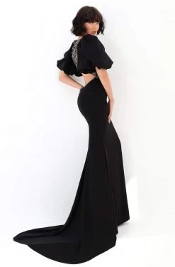 Tarik Ediz - 93874 Embellished Sheath Evening Gown Formal Gowns 6 Tarik Ediz - 93874 Embellished Sheath Evening Gown Formal Gowns