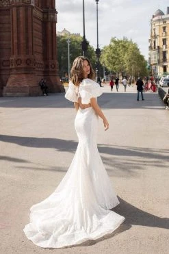 Formal Gowns Tarik Ediz - 93881 Illusion Neckline And Back Lace Mermaid Gown 15 Formal Gowns Tarik Ediz - 93881 Illusion Neckline And Back Lace Mermaid Gown