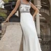 Tarik Ediz - 93906 Square Embellished Sheath Dress Formal Gowns