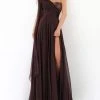 Formal Gowns Tarik Ediz - 93932 Asymmetrical Ruched A-Line Dress 2 Formal Gowns Tarik Ediz - 93932 Asymmetrical Ruched A-Line Dress