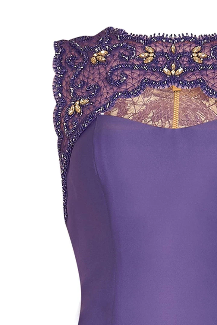 Formal Gowns Tarik Ediz - Bateau Neck Mermaid Gown 50020 8 Formal Gowns Tarik Ediz - Bateau Neck Mermaid Gown 50020