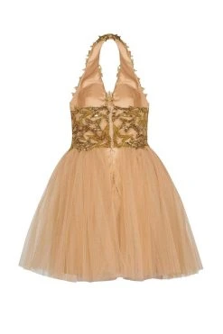 Tarik Ediz - Beaded Haltered Short Dress 90360 Cocktail Dresses 11 Tarik Ediz - Beaded Haltered Short Dress 90360 Cocktail Dresses