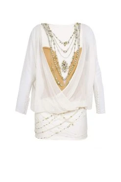 Cocktail Dresses Tarik Ediz - Beaded Illusion Jewel Neck Dress 90372 17 Cocktail Dresses Tarik Ediz - Beaded Illusion Jewel Neck Dress 90372