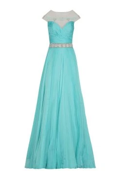 Tarik Ediz - Bejeweled A-line Gown 50091 Formal Gowns