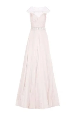 Tarik Ediz - Bejeweled A-line Gown 50091 Formal Gowns