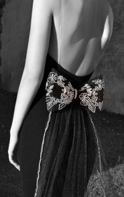 Tarik Ediz - Bejeweled Bow Gown 92560 11 Tarik Ediz - Bejeweled Bow Gown 92560