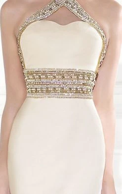 Formal Gowns Tarik Ediz Embellished Crisscross Halter Strap Gown 92530 - 1 Pc Orange In Size 12 Available 8 Formal Gowns Tarik Ediz Embellished Crisscross Halter Strap Gown 92530 - 1 Pc Orange In Size 12 Available