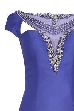 Tarik Ediz - Floral Crystal Accented Mermaid Gown 50019 24 Tarik Ediz - Floral Crystal Accented Mermaid Gown 50019