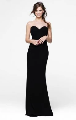 Tarik Ediz - Illusion Sweetheart Sheath Gown 50003